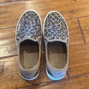 UGG Animal Print Slip-On Sneakers